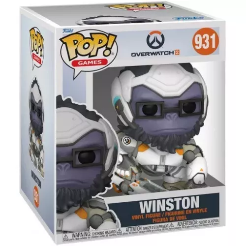 Funko Pop! Winston #931 6 Inch Overwatch 2 Games Vinyl Figure Box