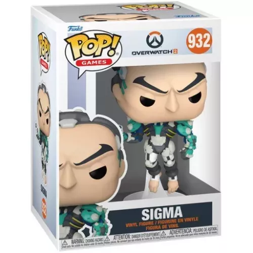 Funko Pop! Sigma #932 Overwatch 2 Games Vinyl Figure Box