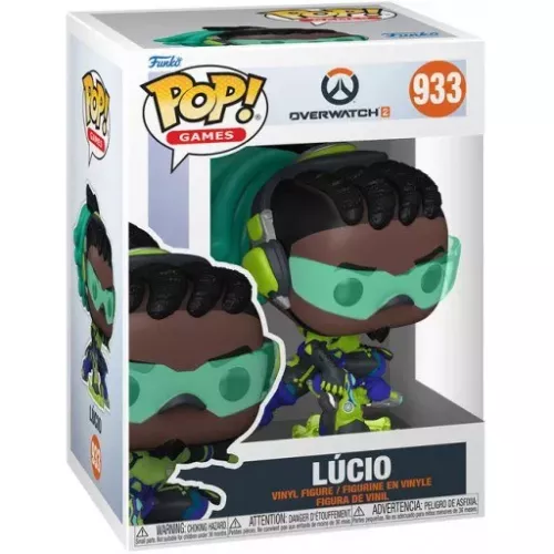 Funko Pop! Lúcio #933 Overwatch 2 Games Vinyl Figure Box