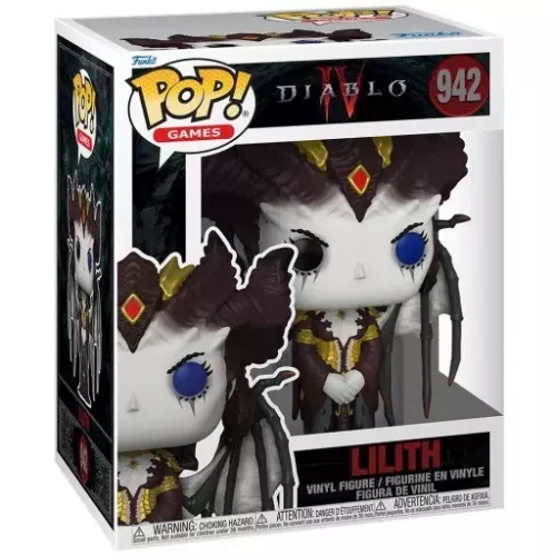 Funko Pop! Lilith #942 6 Inch Diablo IV Games Vinyl Figure Box