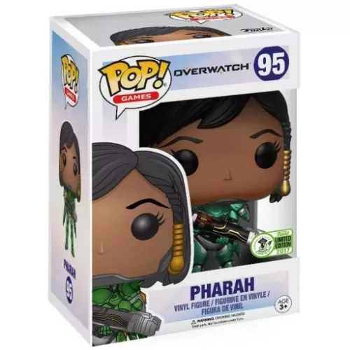 Funko Pop! Pharah #95 Emerald Overwatch Games Vinyl Figure Box