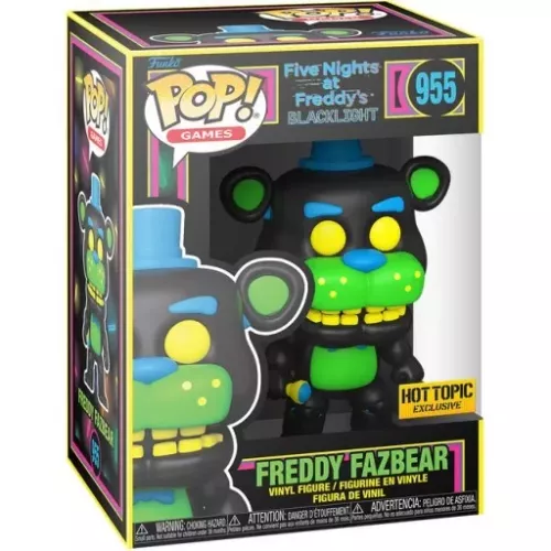 Funko Pop! Freddy Fazbear #955 Blacklight Five Nights at Freddy's Blacklight Box