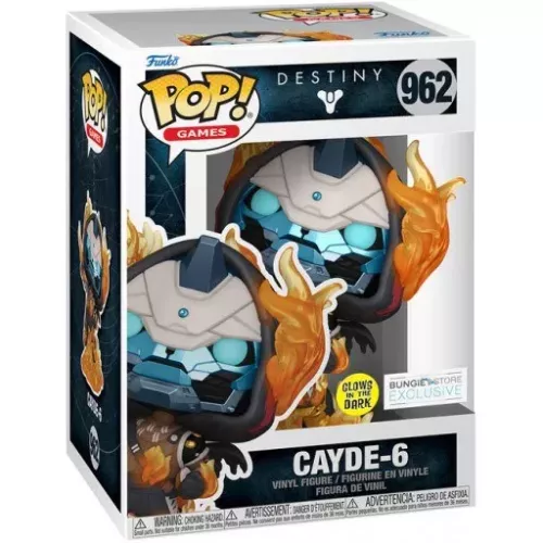 Funko Pop! Cayde-6 #962 Glows in the Dark Destiny Games Box