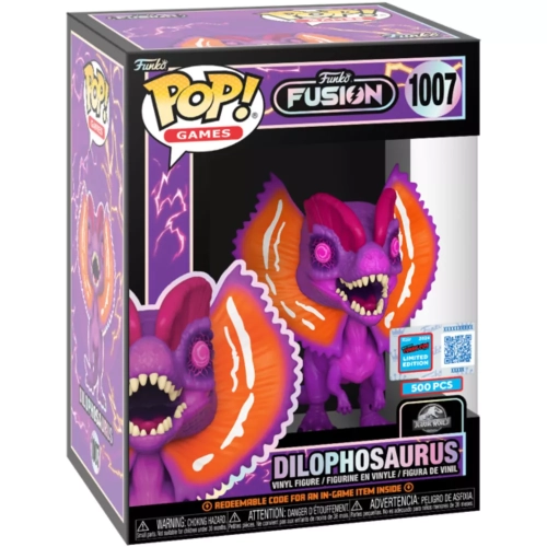 Funko Pop! Dilophosaurus #1007 Funko Fusion Games Vinyl Figure Box