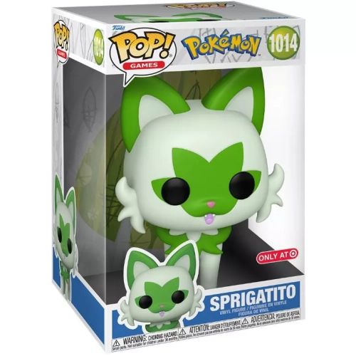 Funko Pop! Sprigatito #1014 10 Inch Pokémon Games Box