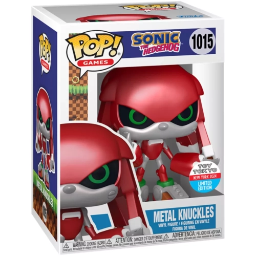 Funko Pop! Metal Knuckles #1015 Sonic the Hedgehog Box