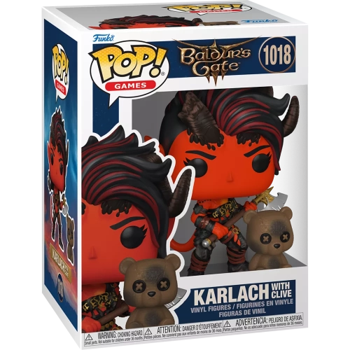 Funko Pop! Karlach with Clive #1018 Baldur's Gate 3 Box
