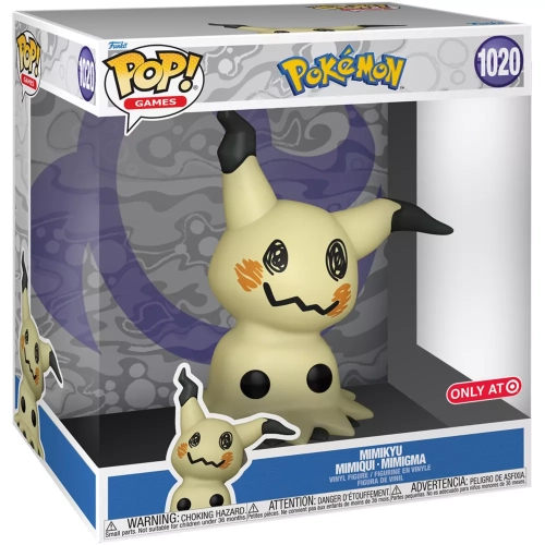 Funko Pop! Mimikyu #1020 10 Inch Pokémon Games Vinyl Figure Box