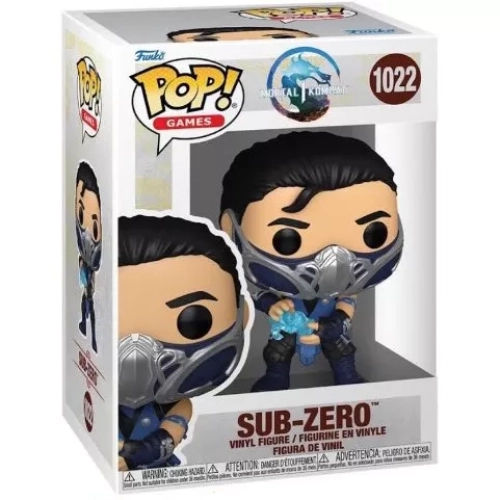 Funko Pop! Sub-Zero #1022 Mortal Kombat 1 Games Vinyl Figure Box