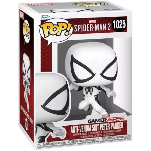 Funko Pop! Anti-Venom Suit Peter Parker #1025 Marvel Spider-Man 2 Box