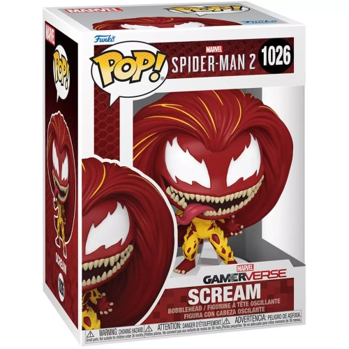 Funko Pop! Scream #1026 Marvel Spider-Man 2 Games Vinyl Figure Box