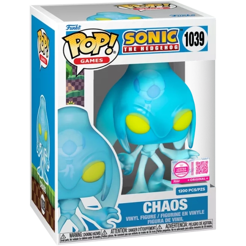 Funko Pop! Chaos #1039 Translucent Sonic the Hedgehog Box