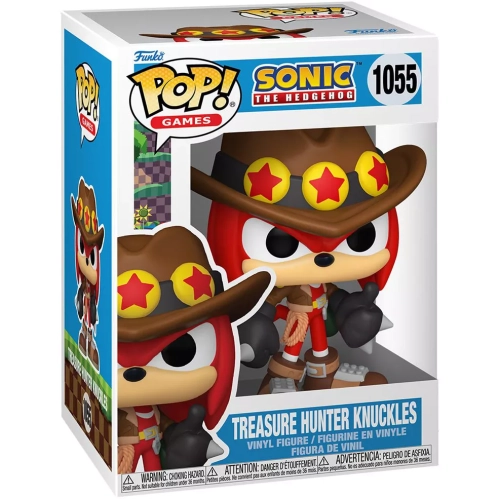 Funko Pop! Treasure Hunter Knuckles #1055 Sonic the Hedgehog Box