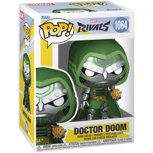 Funko Pop! Doctor Doom #1064 Marvel Rivals Games Vinyl Figure Box