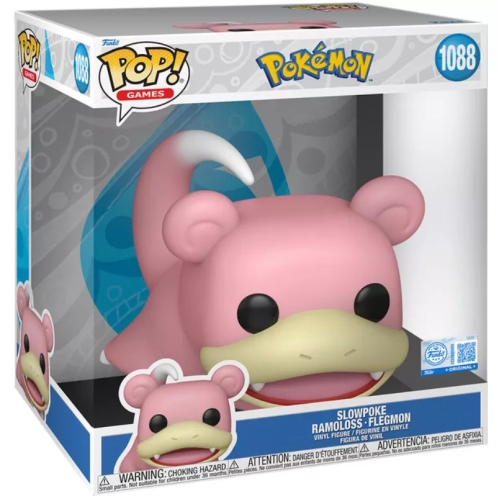 Funko Pop! Slowpoke #1088 10 Inch Pokémon Games Vinyl Figure Box