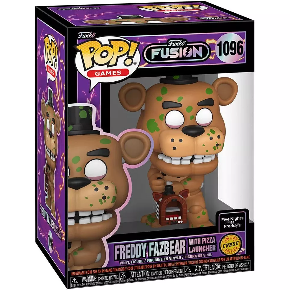 Freddy Fazbear with Pizza Launcher Box