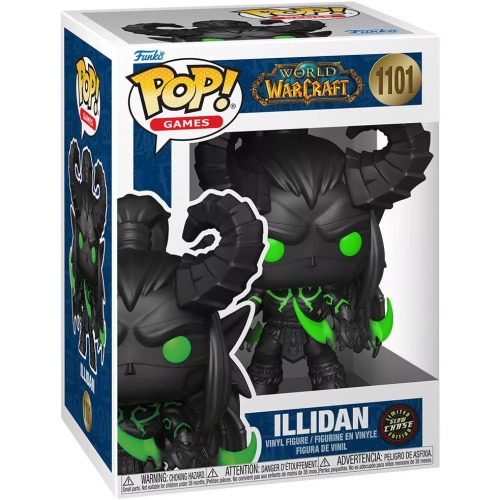 Funko Pop! Illidan #1101 Chase Glows in the Dark World of Warcraft Box