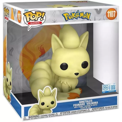 Funko Pop! Ninetales #1107 10 Inch Pokémon Games Box