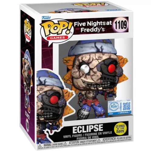 Funko Pop! Eclipse #1109 Glows in the Dark Five Nights at Freddy's Security Breach Ruin Box