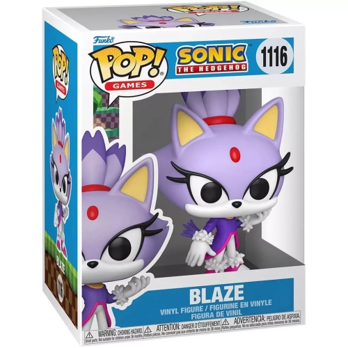 Funko Pop! Blaze #1116 the Cat Sonic the Hedgehog Games Box