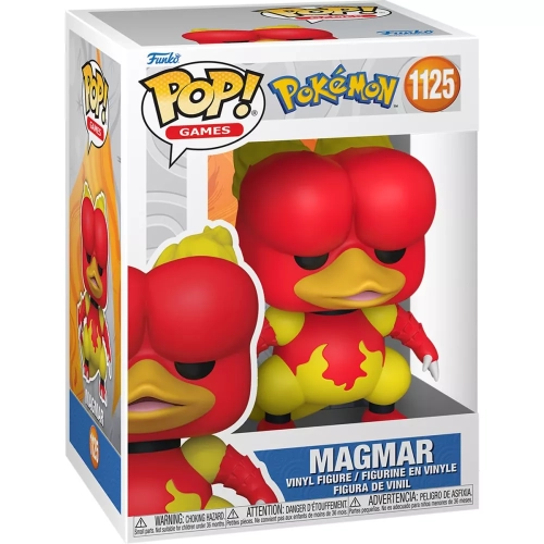 Funko Pop! Magmar #1125 Pokémon Games Vinyl Figure Box