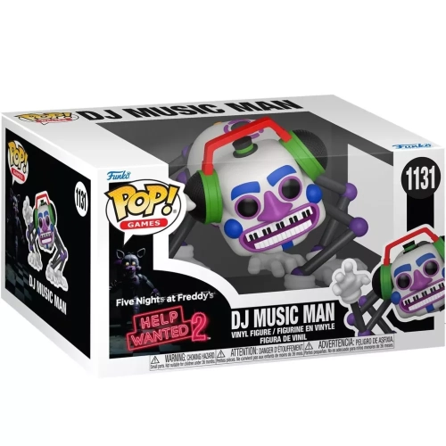 Funko Pop! DJ Music Man #1131 Five Nights at Freddy's Help Wanted 2 Box