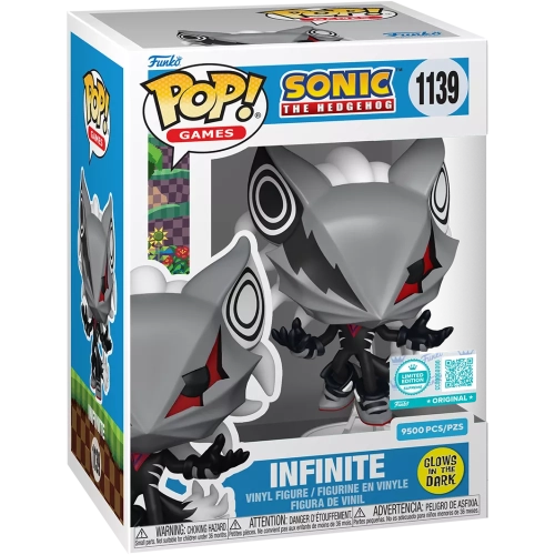 Funko Pop! Infinite #1139 Glows in the Dark Sonic the Hedgehog Box