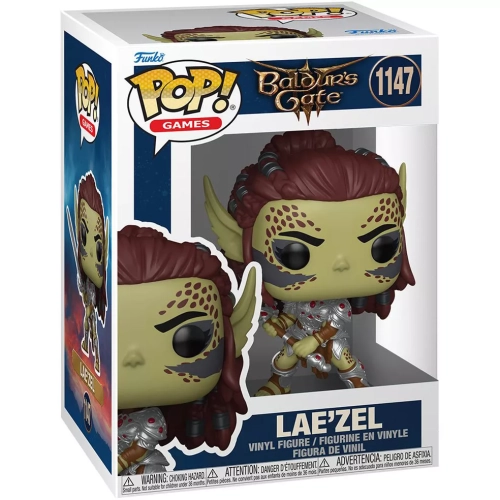 Funko Pop! Lae'zel #1147 Baldur's Gate 3 Games Vinyl Figure Box