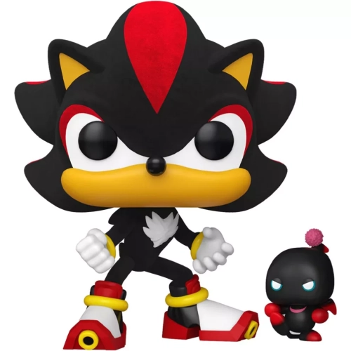 Funko Pop! Shadow with Dark Chao #1151 Flocked Sonic the Hedgehog