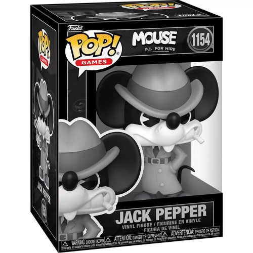 Funko Pop! Jack Pepper #1154 Mouse P.I. for Hire Games Box