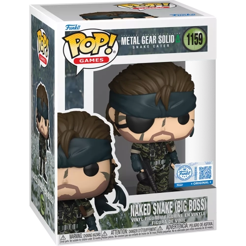 Funko Pop! Naked Snake (Big Boss) #1159 Tactical Espionage Action Metal Gear Solid Snake Eater Box
