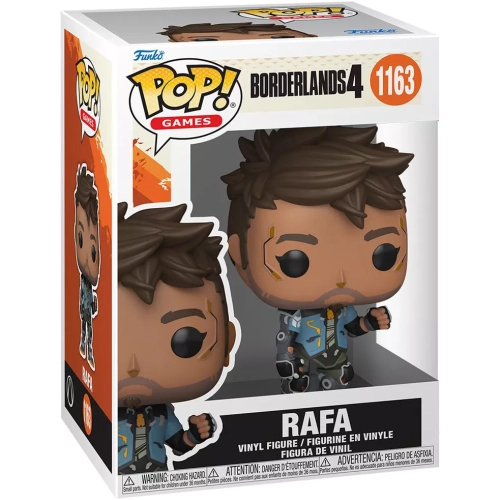 Funko Pop! Rafa #1163 Borderlands 4 Games Vinyl Figure Box