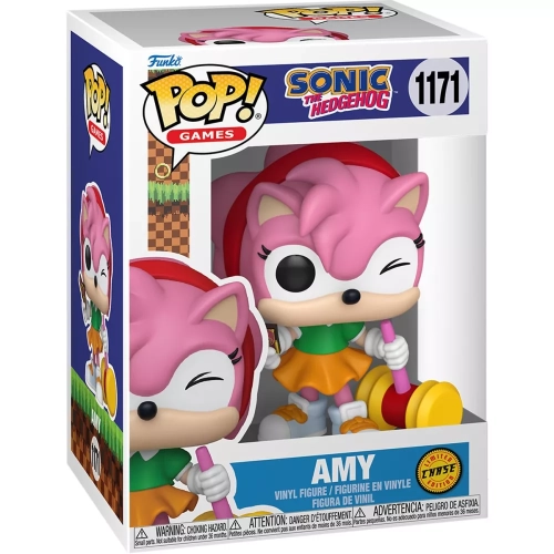 Funko Pop! Amy #1171 Chase Sonic the Hedgehog Games Box
