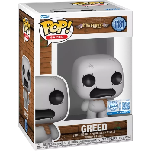 Funko Pop! Greed #1181 The Blinding of Isaac Rebirth Box