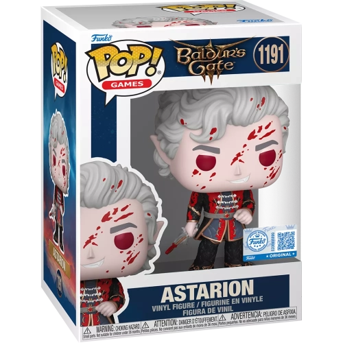 Funko Pop! Astarion #1191 Bloody Baldur's Gate 3 Games Box