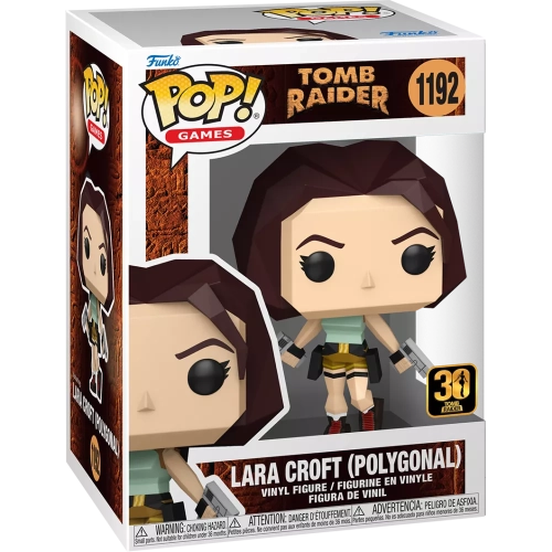 Funko Pop! Lara Croft (Polygon) #1192 Tomb Raider Games Box