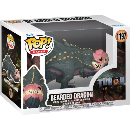 Funko Pop! Bearded Dragon #1197 Turok Origins Games Box