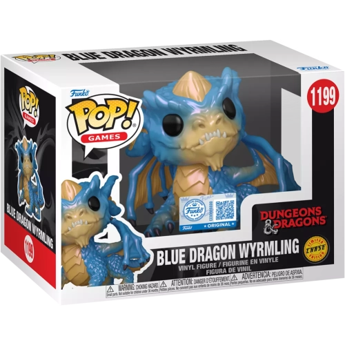 Funko Pop! Blue Dragon Wyrmling #1199 Chase Pearlescent Box