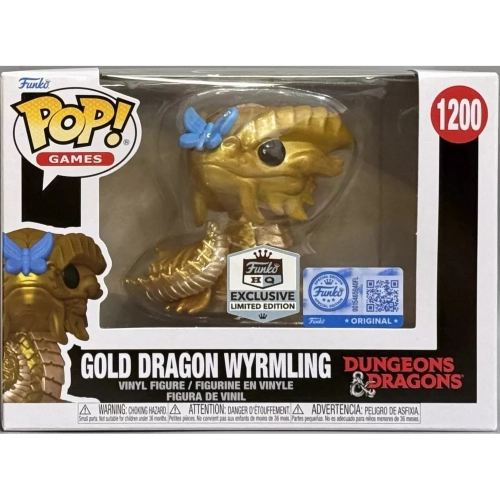 Funko Pop! Gold Dragon Wyrmling #1200 Dungeons & Dragons Box