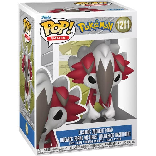 Funko Pop! Lycanroc (Midnight Form) #1211 Pokémon Box