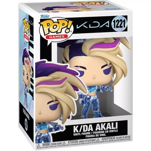 Funko Pop! K/DA Akali #1221 Games Vinyl Figure Box