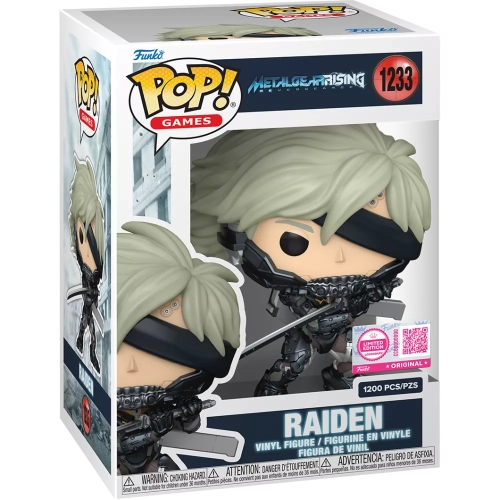 Funko Pop! Raiden #1233 Armor Metal Gear Rising Revengeance Box