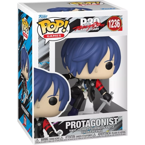 Funko Pop! Protagonist #1236 Male Persona 3 Persona 30 Anniversary Box