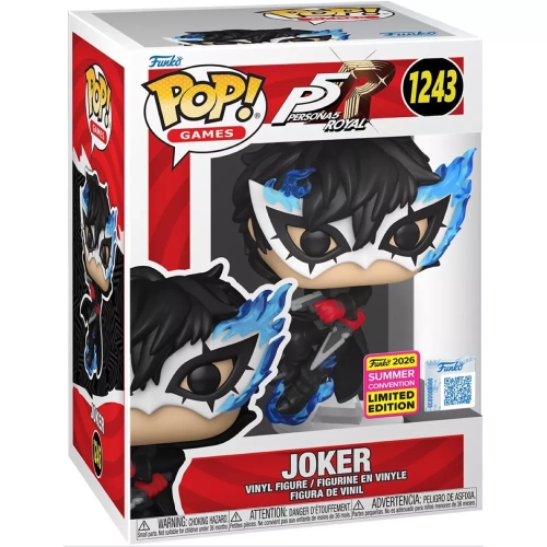 Funko Pop! Joker #1243 Persona 5 Royal Games Vinyl Figure Box