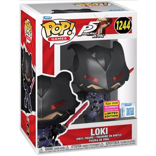 Funko Pop! Loki #1244 Persona 5 Royal Games Vinyl Figure Box