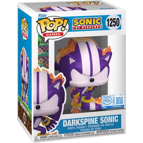 Funko Pop! Darkspine Sonic #1250 Sonic the Hedgehog Box