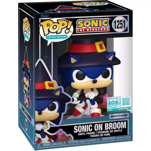 Funko Pop! Sonic on Broom #1251 Sonic the Hedgehog Box