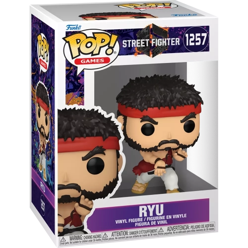 Funko Pop! Ryu #1257 Street Fighter Games Vinyl Figure Box