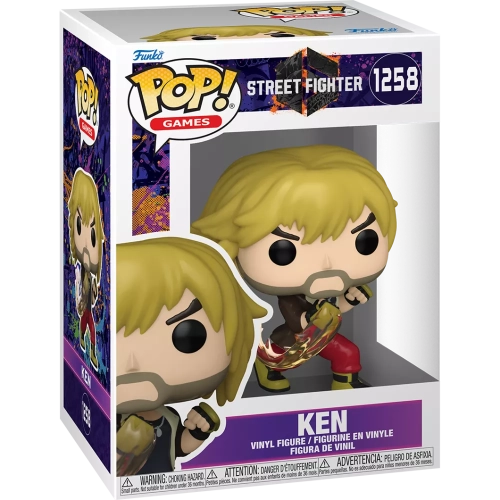 Funko Pop! Ken #1258 Street Fighter Games Vinyl Figure Box