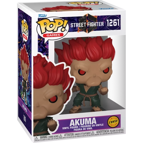 Funko Pop! Akuma #1261 Chase Street Fighter Games Vinyl Figure Box
